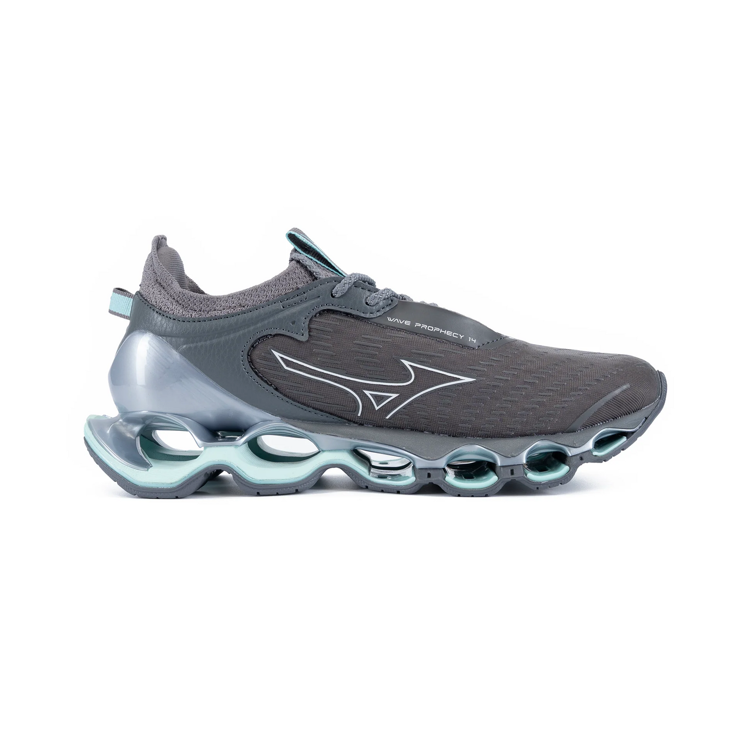 Grey Mint Wave Sneakers