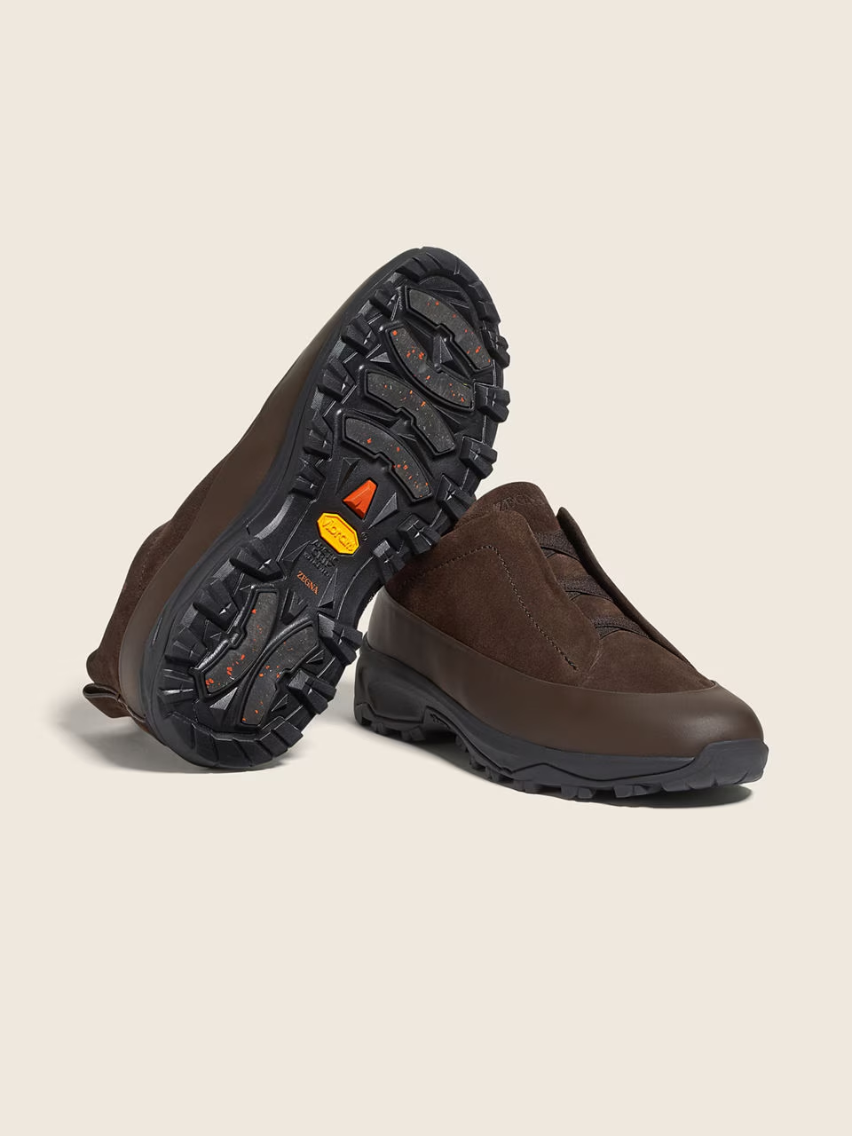 Dark Brown Leather Sneakers