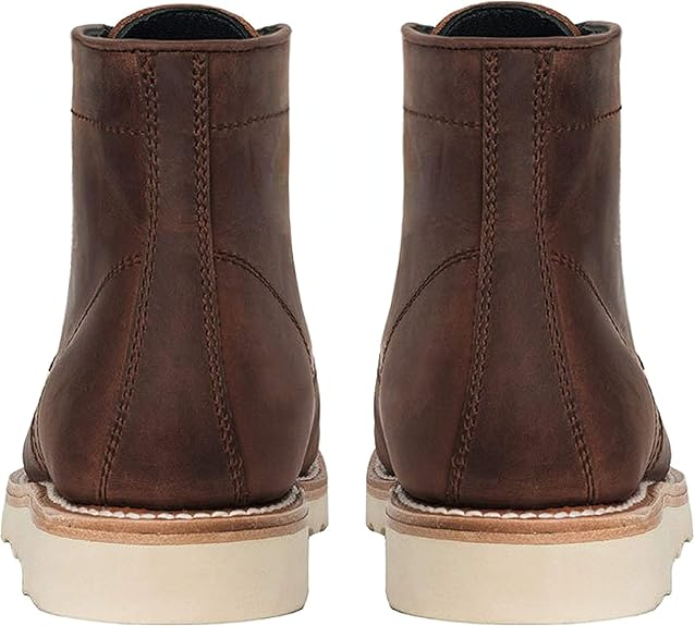 Men's Diplomat Moc Toe Leather Boot