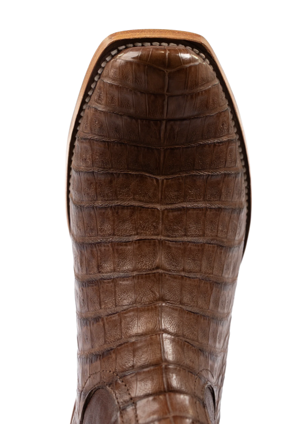 Men's Caiman Belly Leather Boots