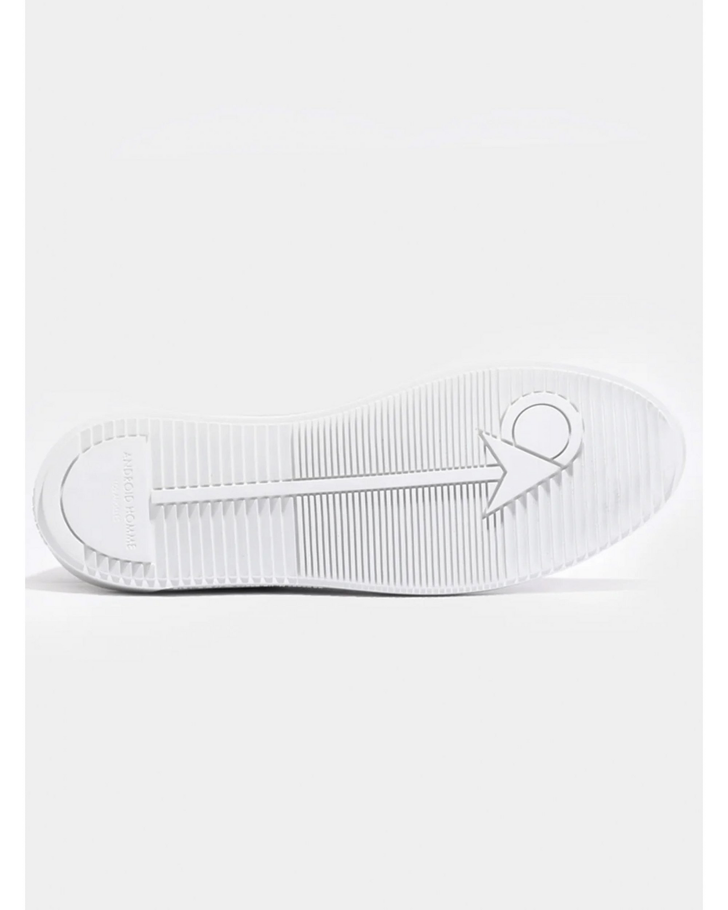 Mens Venice Patent Croc Trainers White