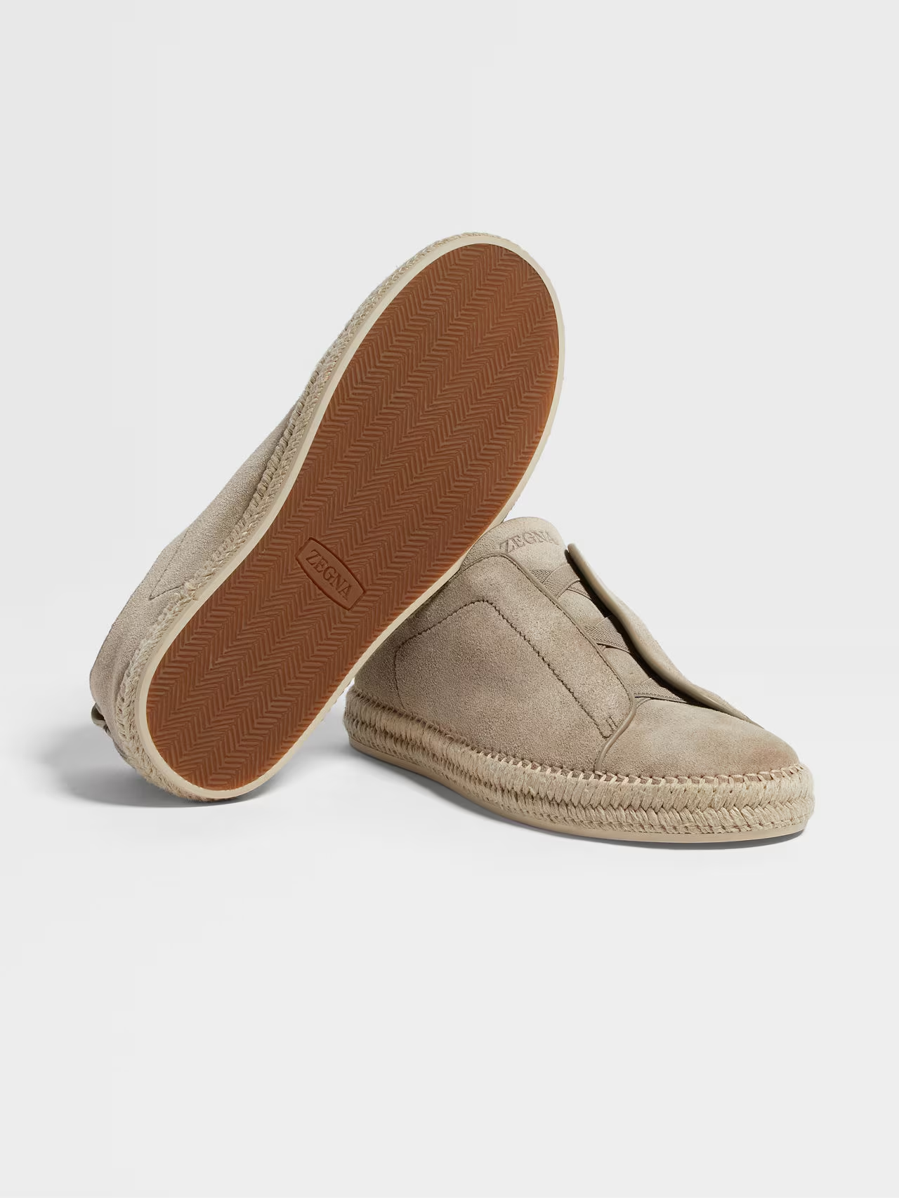 Beige Suede Triple Stitch™ Espadrilles