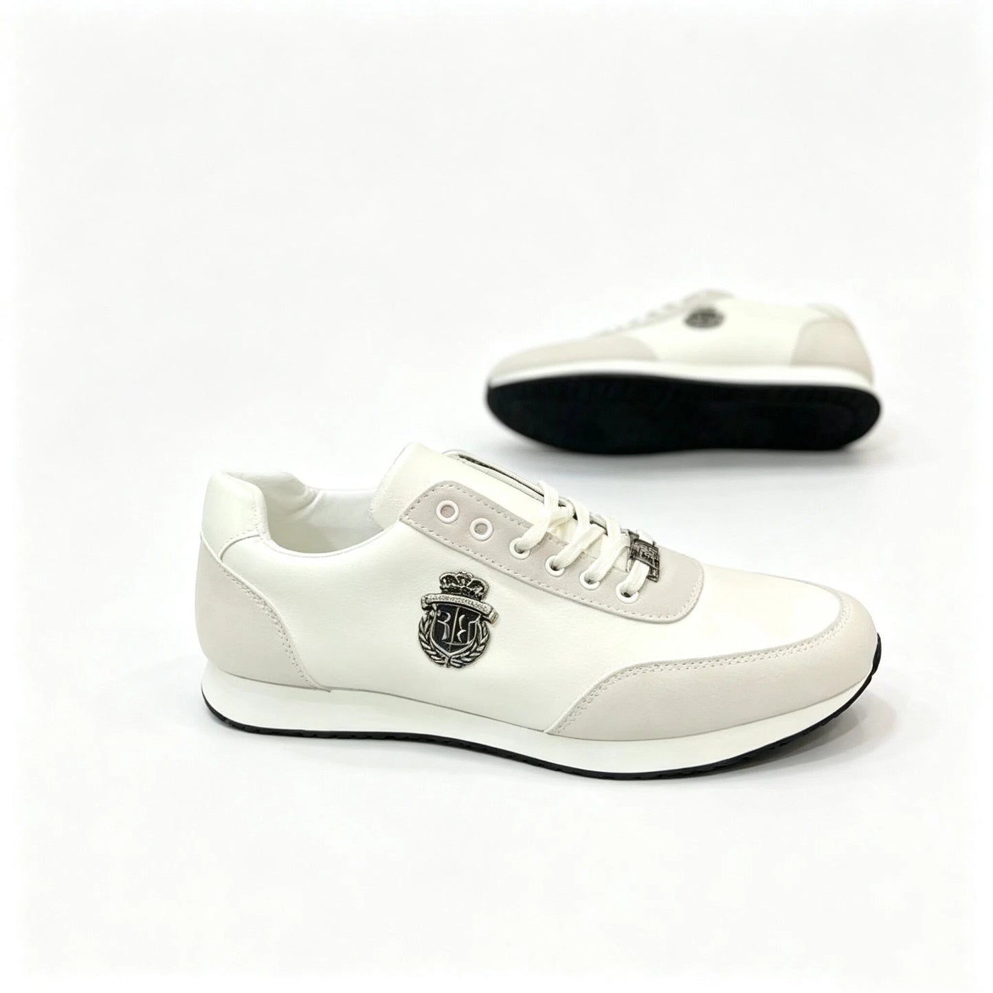 White Premium Versatile Sneakers