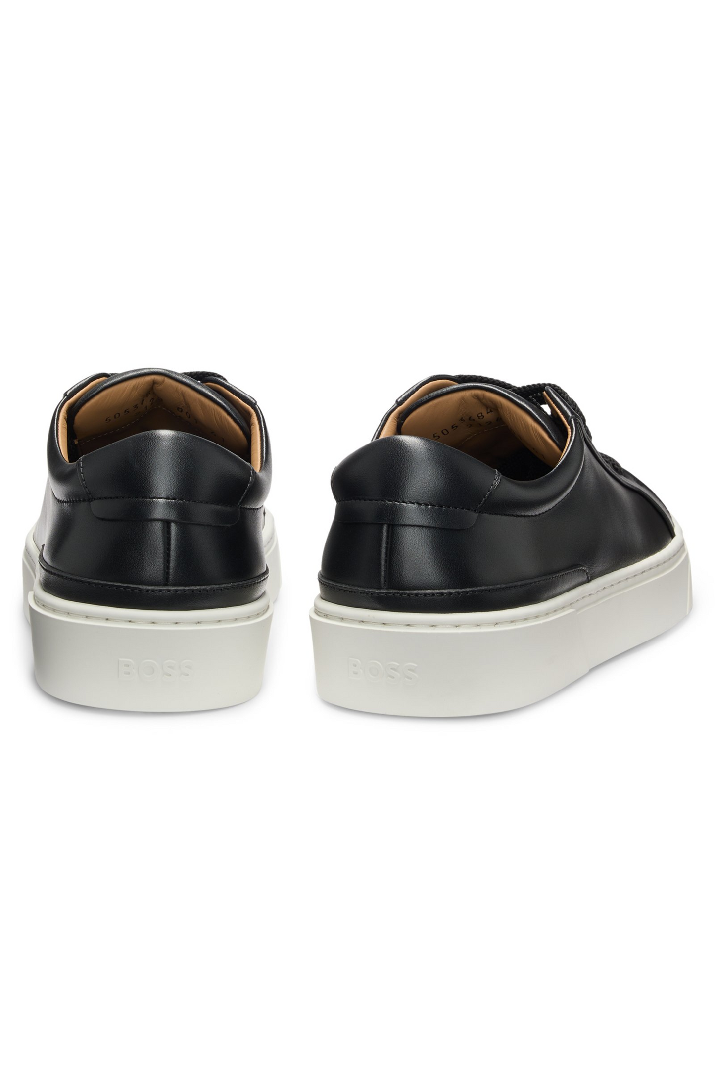 Premium Leather Low-Top Trainers