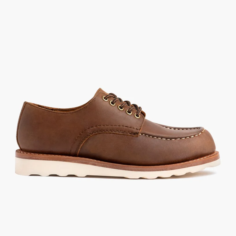 Adobe Leather Moc Toe Casual Shoes