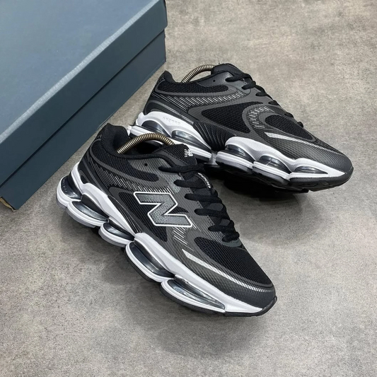 Black Grey Air Cushion Sports Sneakers