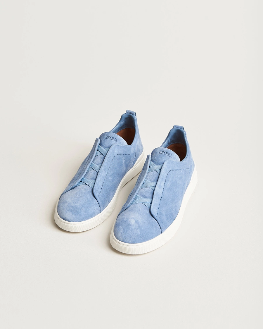 Men's Triple Stitch Suede Sneakers