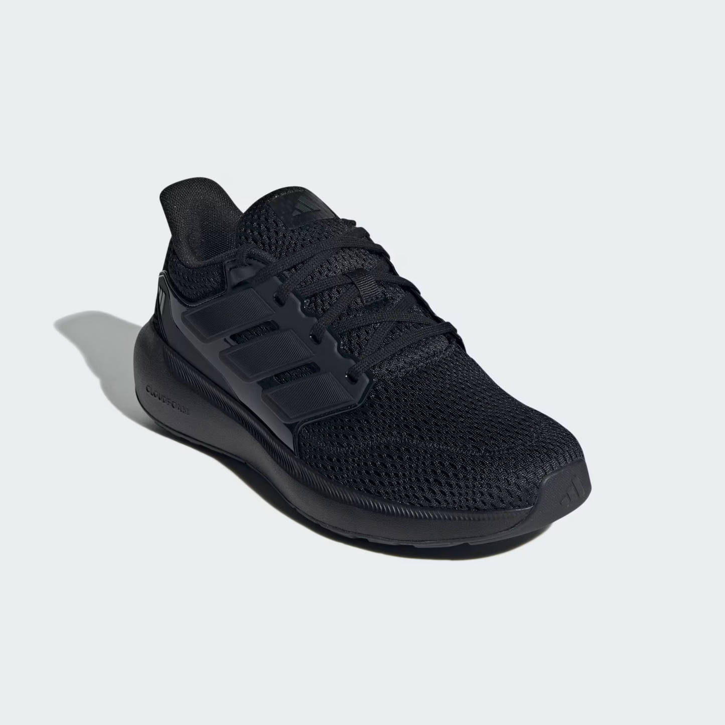 Black Lightweight Cushioned Running Shoes