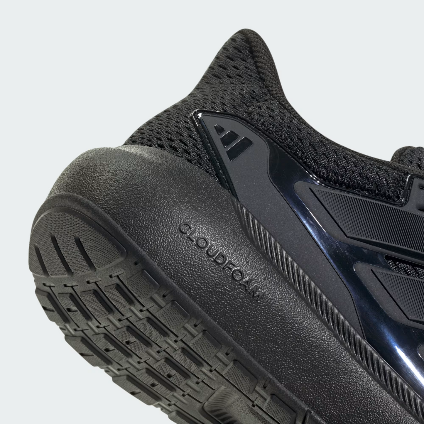Black Lightweight Cushioned Running Shoes