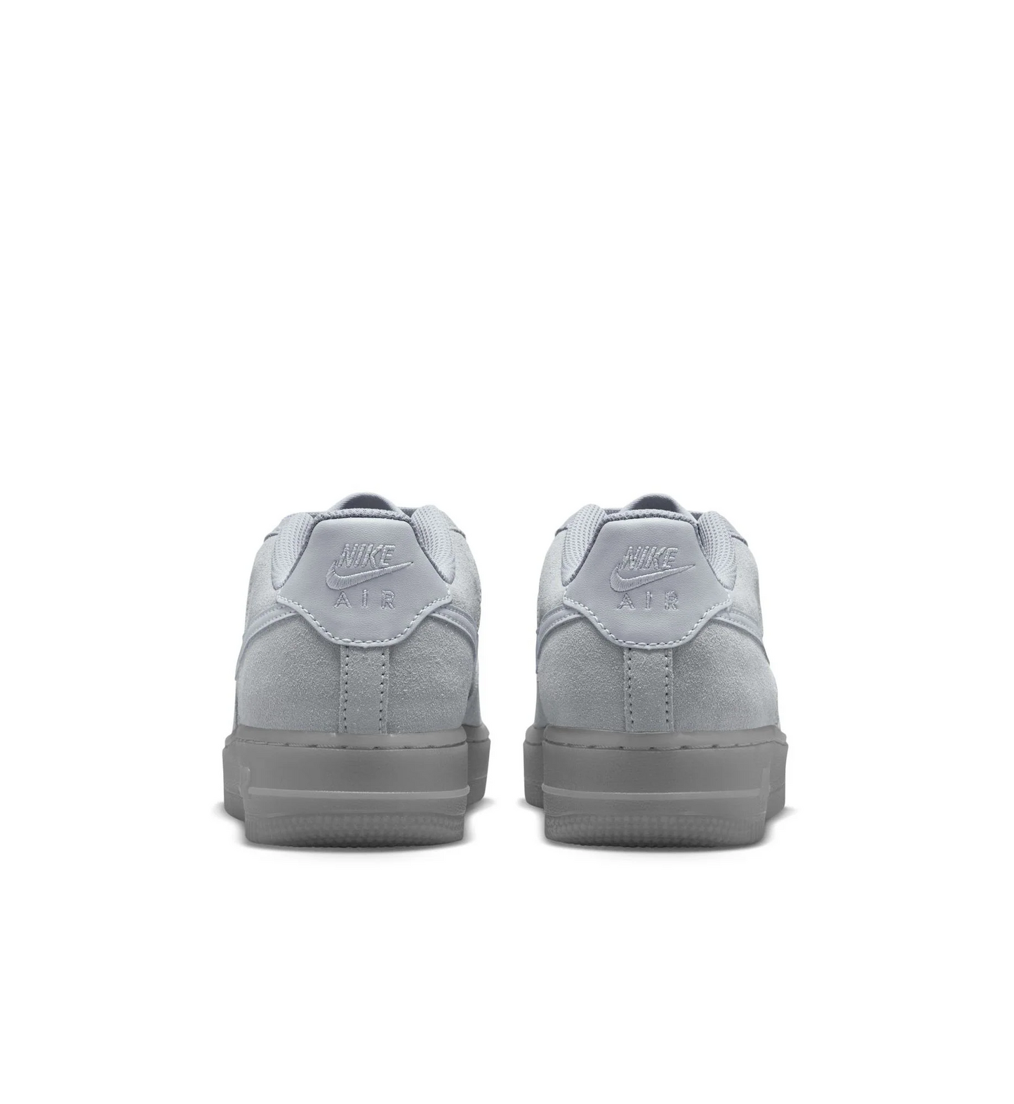 Grey Suede Low-Top Sneakers
