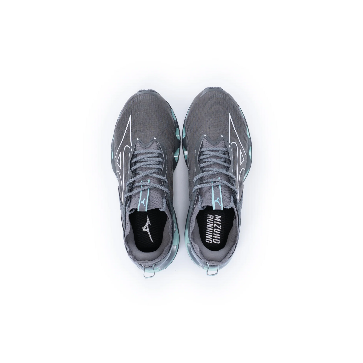 Grey Mint Wave Sneakers