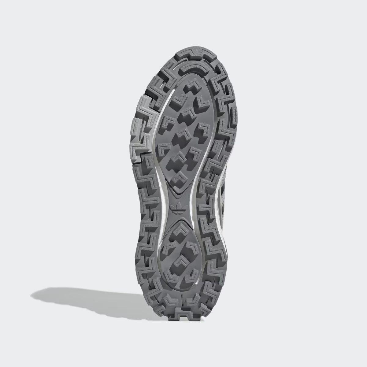 Grey Orange Retro Running Sneakers