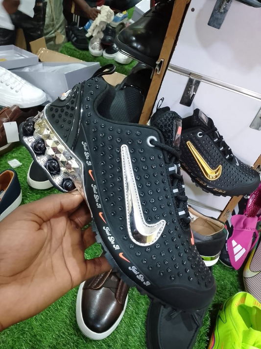 Metallic Accent Sports Sneakers