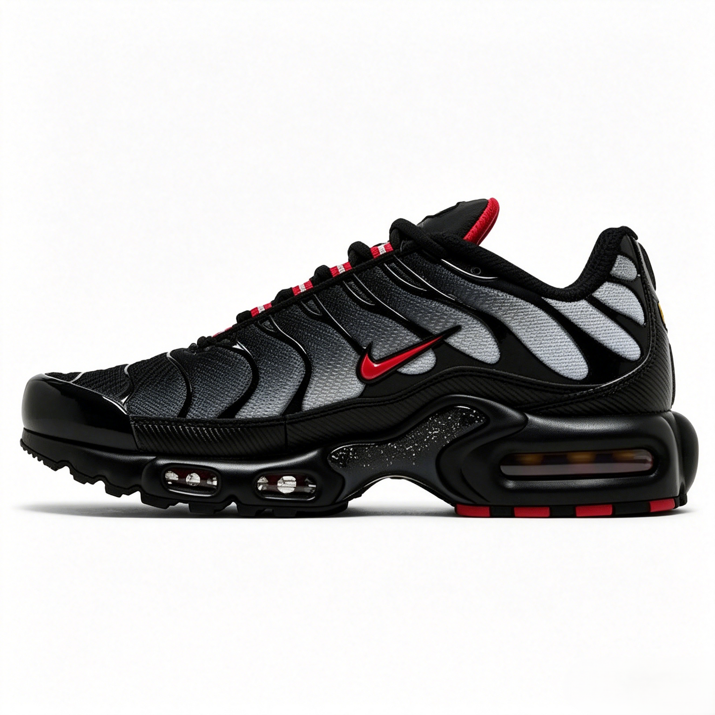Men's AM 'Black Gradient Red' Sneakers
