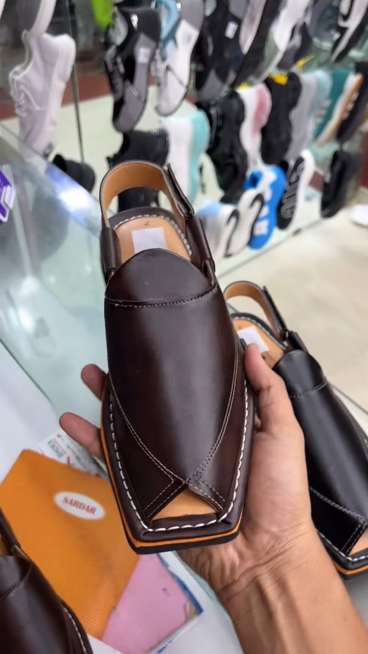 Men's natural deerskin sandals