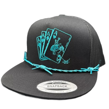 Embroidered Poker Cap