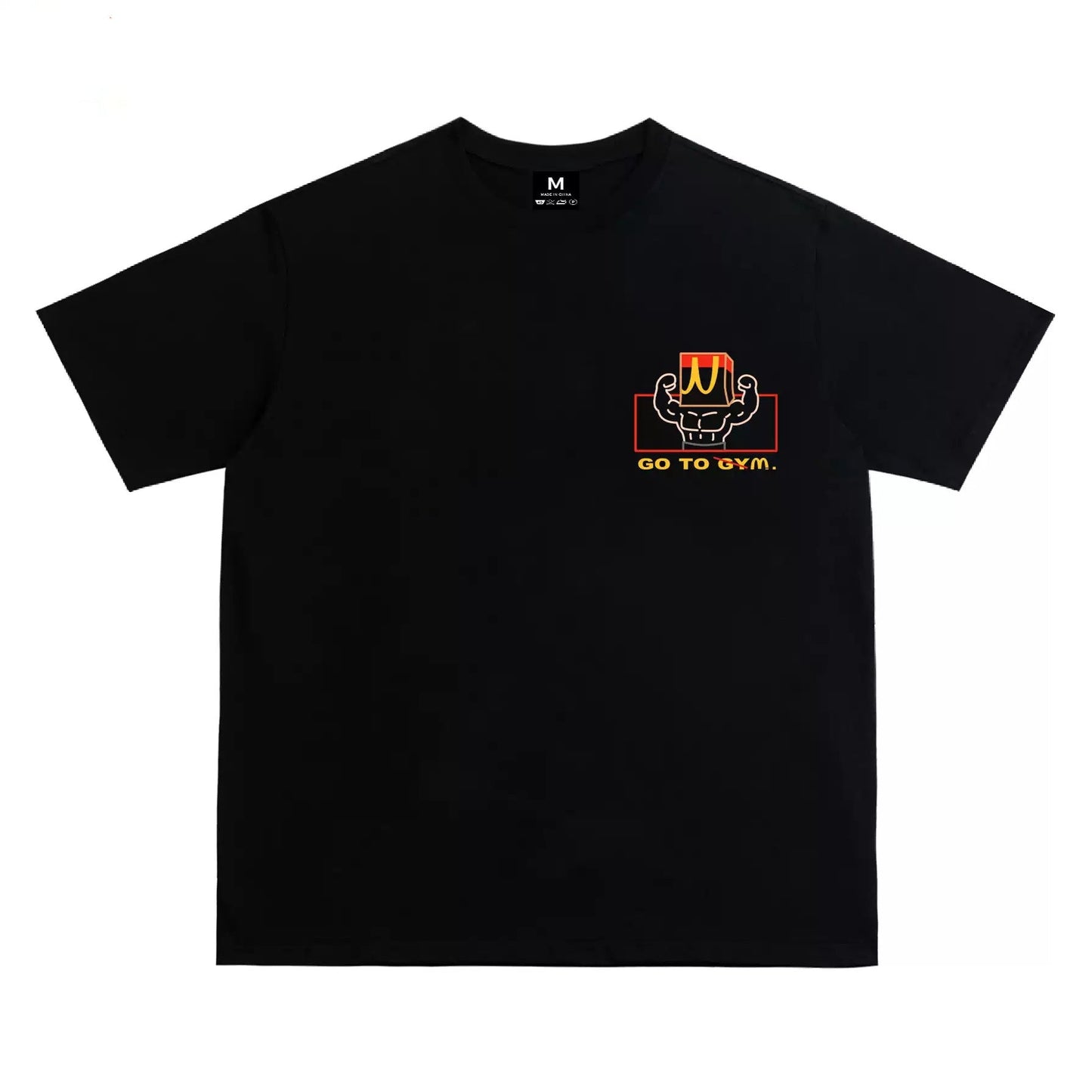 Funny "Go To M" cotton T-shirt