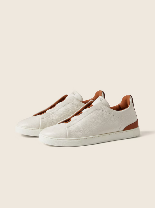 Deerhide Triple Stitching Sneakers