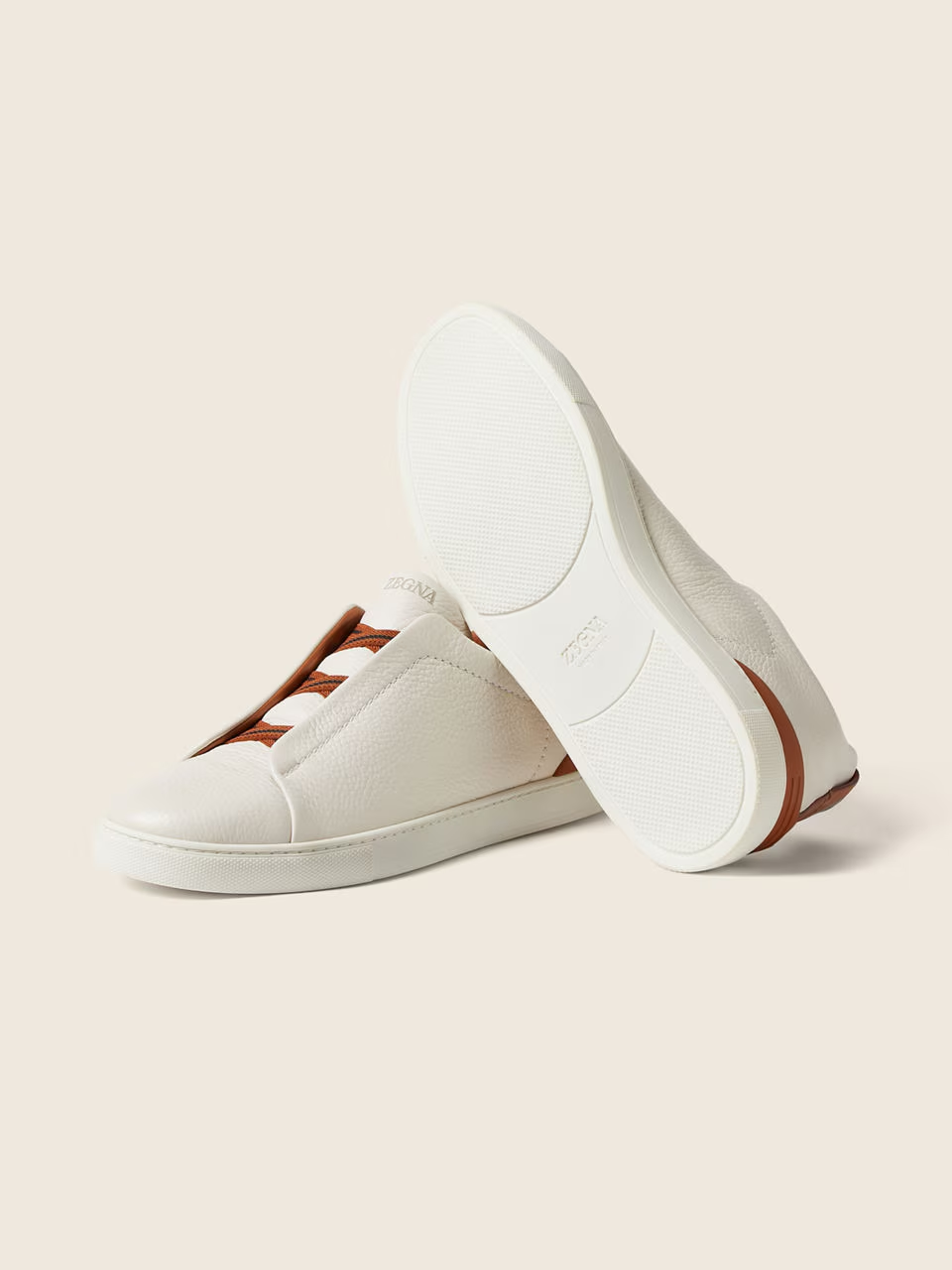 Deerhide Triple Stitching Sneakers