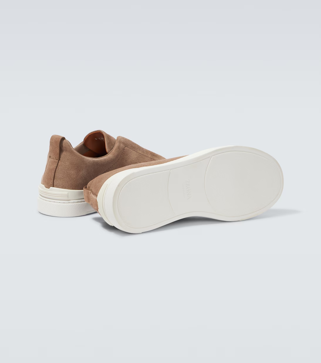 Triple Stitch suede sneakers