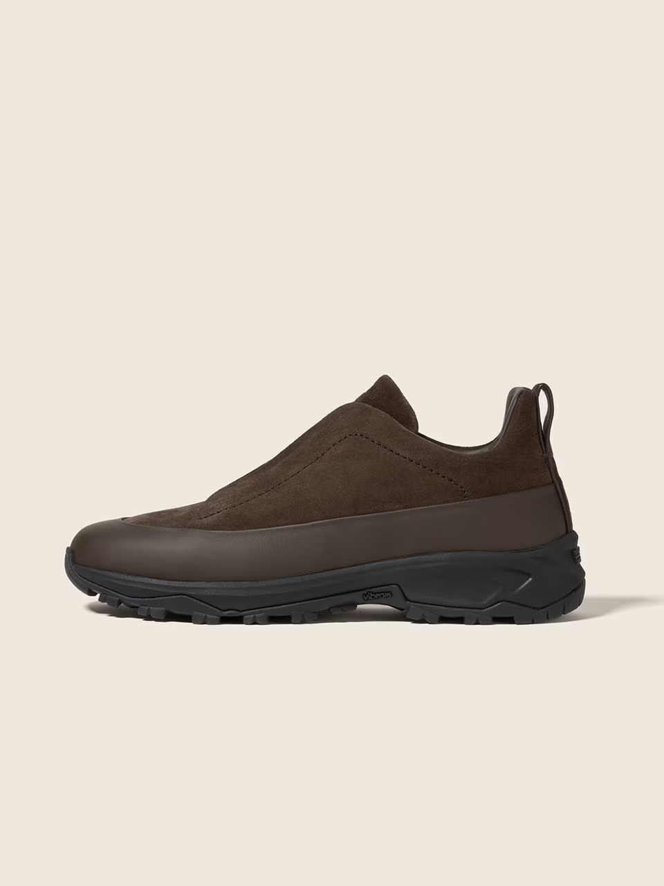 Dark Brown Leather Sneakers