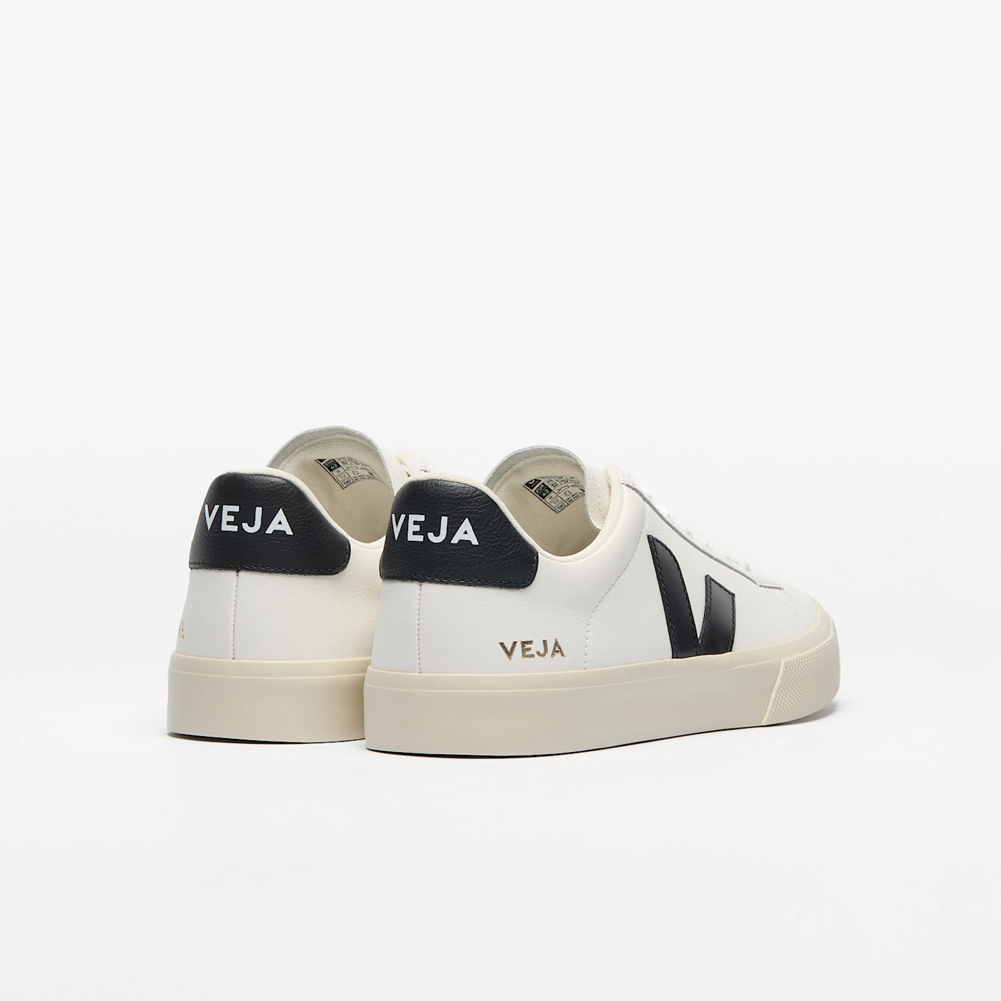Classic White and Black Leather Sneakers for Men