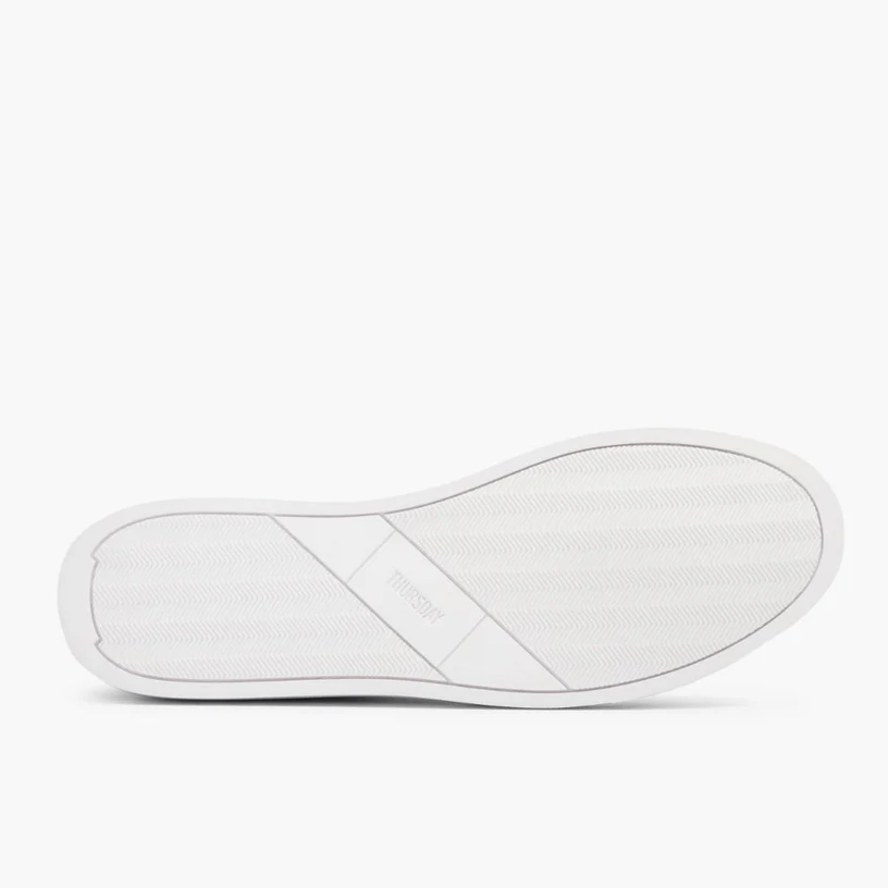 Men's Premier Low Top In White Leather