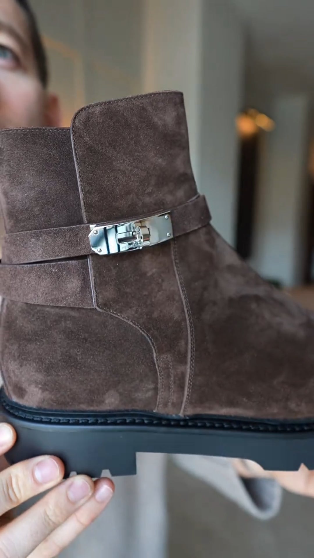 Men's Brown Suede Ankle Boots