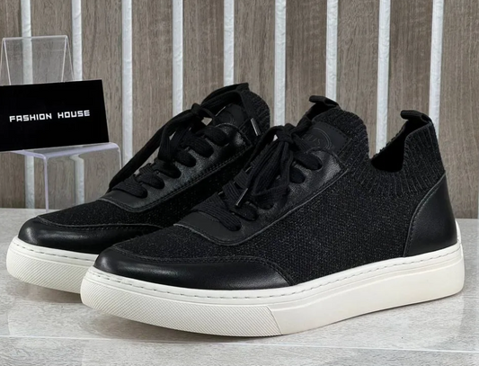 Men's Black Warrior Sneakers