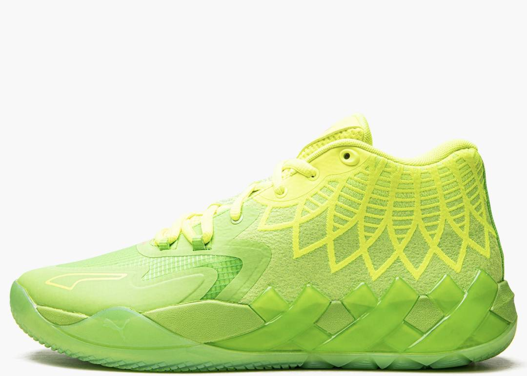 Mismatched Cartoon Basketball Sneakers