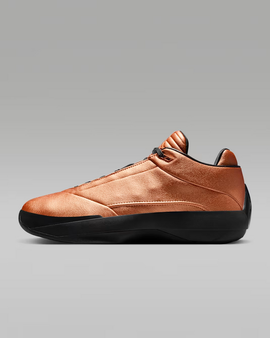 Metallic Copper Basketball Sneakers