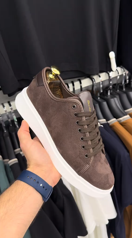 Premium Suede Low-Top Sneakers