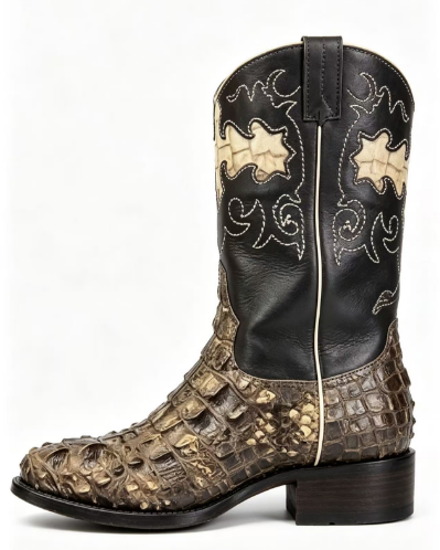 Hornback Alligator Leather Cowboy Boots