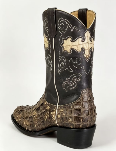 Hornback Alligator Leather Cowboy Boots