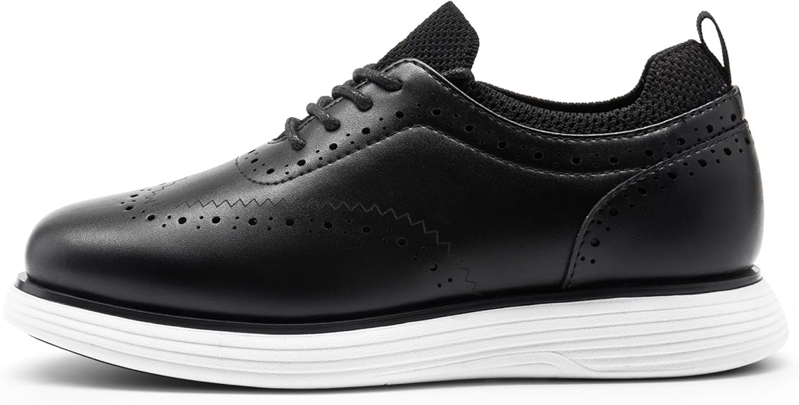 Wingtip Brogue Dress Casual Comfort Sneakers
