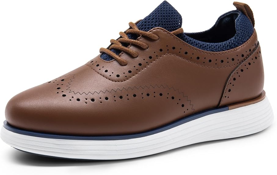 Wingtip Brogue Dress Casual Comfort Sneakers