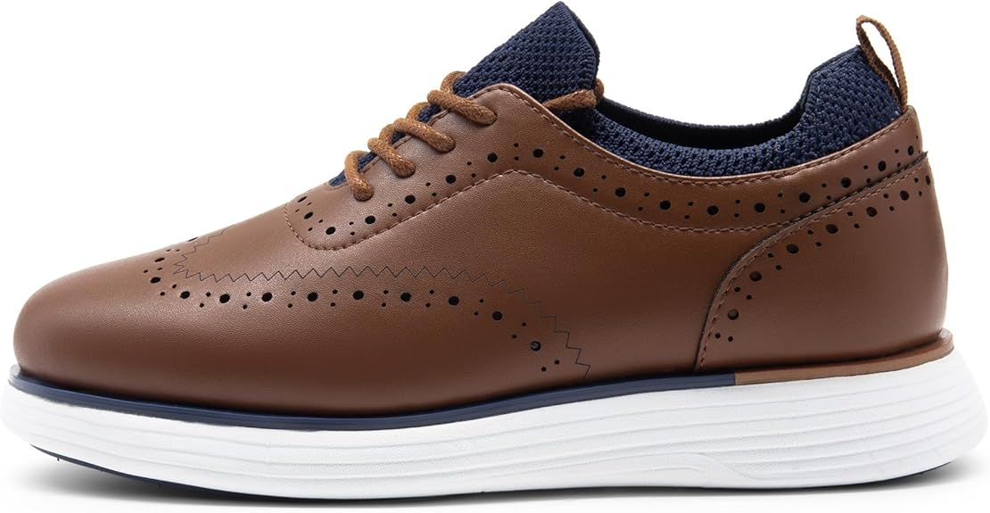 Wingtip Brogue Dress Casual Comfort Sneakers