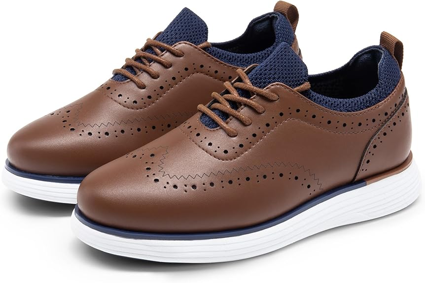 Wingtip Brogue Dress Casual Comfort Sneakers
