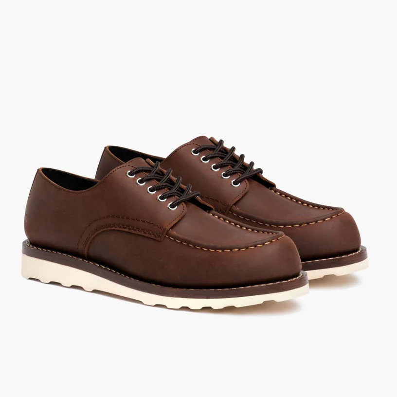 Adobe Leather Moc Toe Casual Shoes