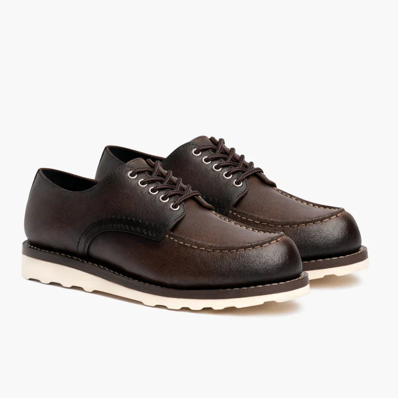 Adobe Leather Moc Toe Casual Shoes