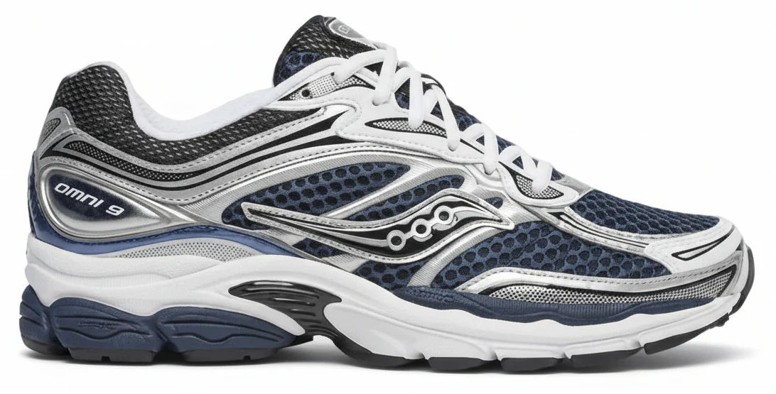 Deep Navy Breathable Stability Running Shoes