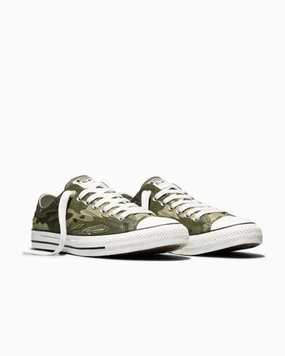 Wide Fit Comfortable Camo Canvas Shoes