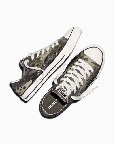 Wide Fit Comfortable Camo Canvas Shoes