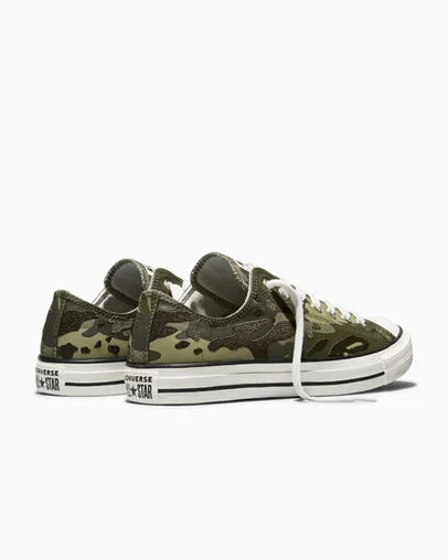 Wide Fit Comfortable Camo Canvas Shoes