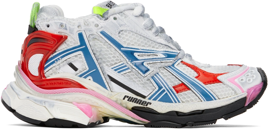 White Breathable Support Sneakers