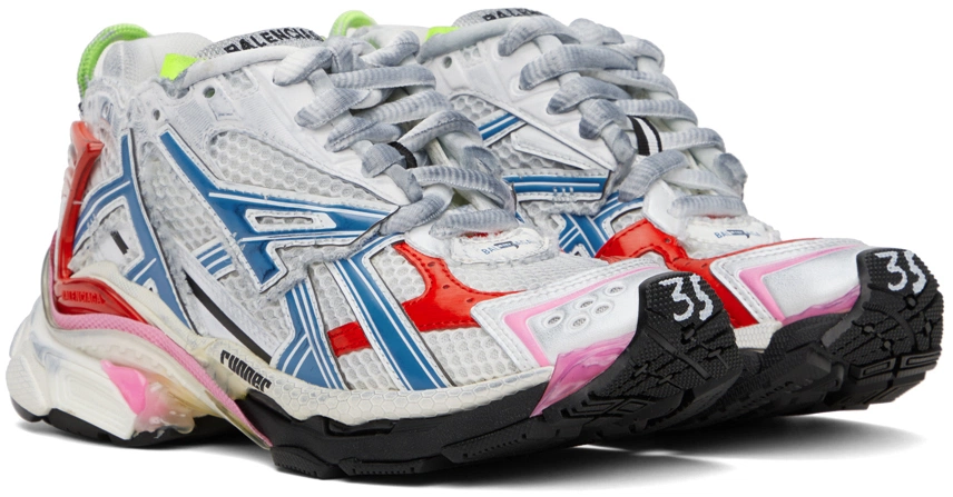 White Breathable Support Sneakers