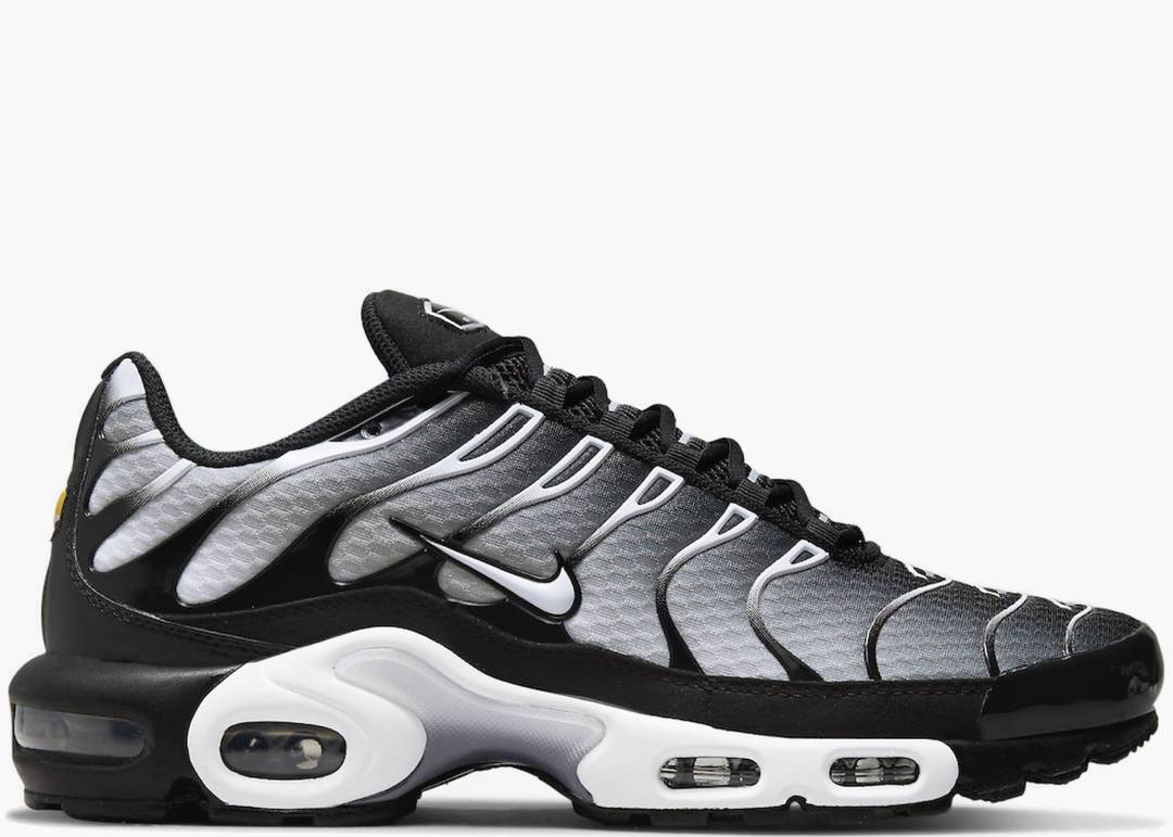 Black Silver Air Cushion Sneakers