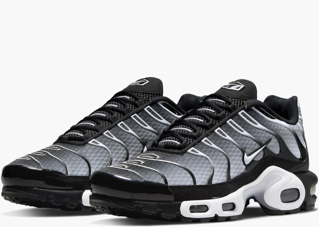 Black Silver Air Cushion Sneakers