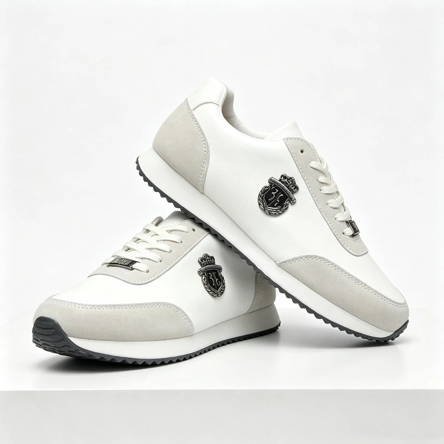 White Premium Versatile Sneakers