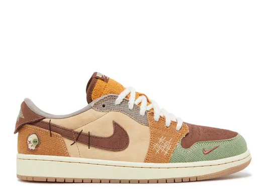 Patchwork Retro Low-Top Sneakers